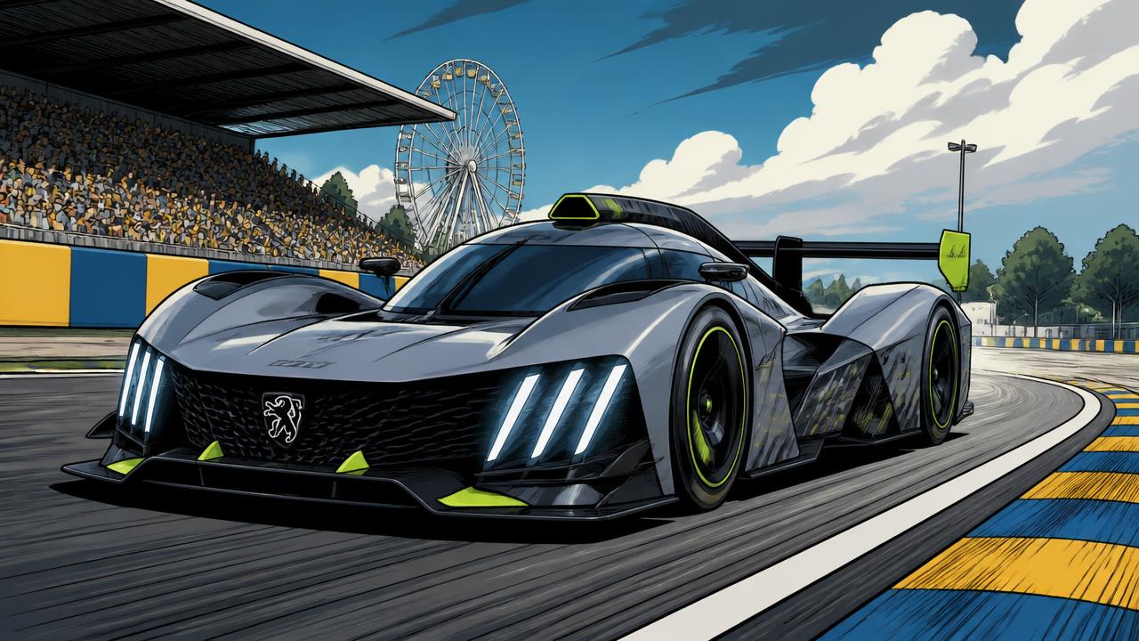 Peugeot’s radical Hypercar makes its Le Mans debut